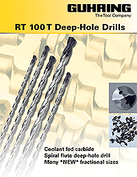 Guhring RF100 Deep Hole Drilling Catalog