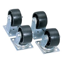 4IN  CASTER SET 4PC FOR JOB