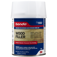 Bondo® Wood Filler, 30081, 0.75 Pint, 4