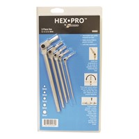 Set 5 Chrome Hex Pro Wrenches 3-8mm with