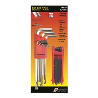 Set 16 BriteGuard™ Ball End L-Wrenches M