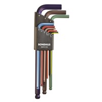 Set 9 ColorGuard™ Ball End L-Wrenches -