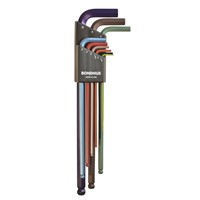 Set 9 ColorGuard™ Ball End L-Wrenches -
