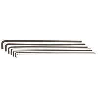 Set 7 Hex L-wrenches 12" Long (5/64-1/4"