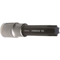 T55 ProHold Torx Bit 2" 10mm stock size