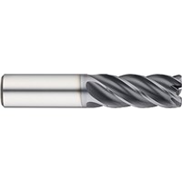 1/4 in 5-Speed end mill, stub length, co
